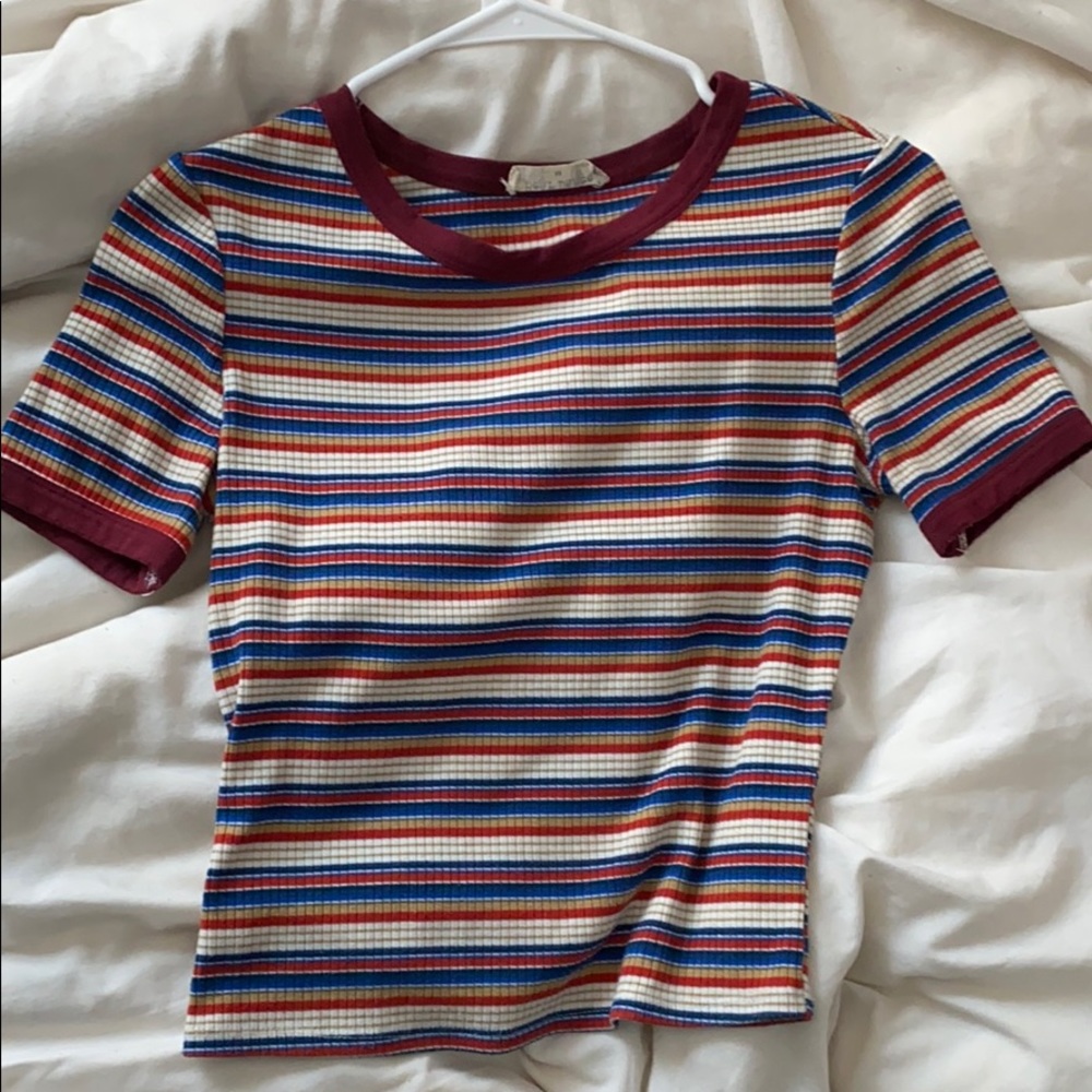Striped Crop Top